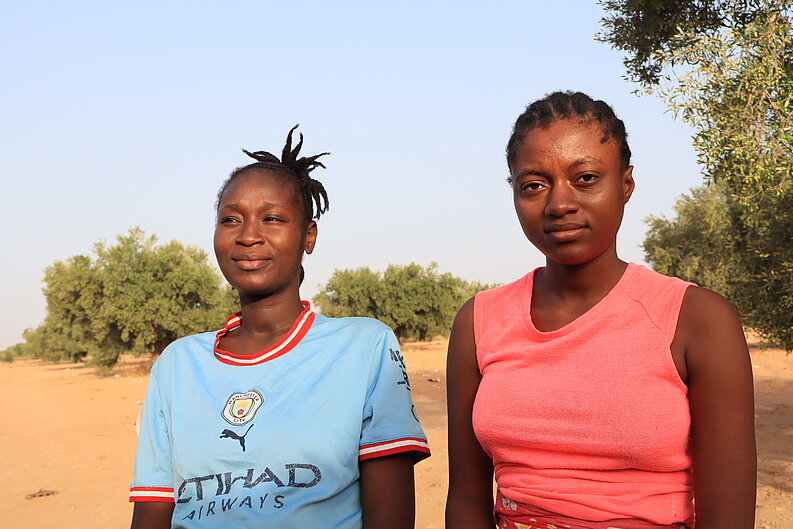 Fanta Quraishi und Mabinti, zwei Krankenschwestern aus Sierra Leone (©Mirco Keilberth)