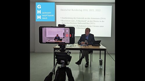 Buchvorstellung „Die zwei Gesichter der Zerstörung“ von und mit Prof. Dr. Manfred Kittel., Gerhart-Hauptmann-Haus